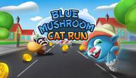 Game: Blue Mushroom Cat Run