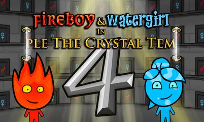 Spiel: Fireboy and Watergirl 4 Crystal Temple