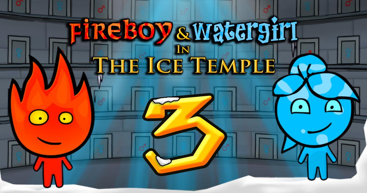 Ogień i Woda 3 Świątynia Lodu - Fireboy and Watergirl 3 Ice Temple -  onlygames.io