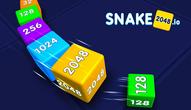 Spiel: Snake 2048.io
