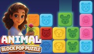 Jeu: Animal Block Pop Puzzle