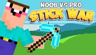 Jeu: Noob vs Pro Stick War