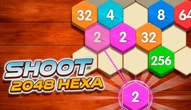 Spiel: Shoot 2048 Hexa
