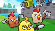 Juego: Merge Cannon Chicken Defense