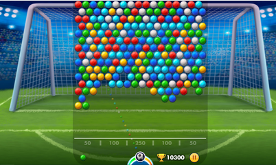 Gra: Bubble Shooter Soccer 2