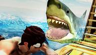 Spiel: Raft Shark Hunting