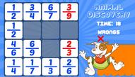 Spiel: Animal Discovery Fraction Addition