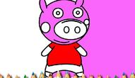 Spiel: BTS Pig Coloring Book