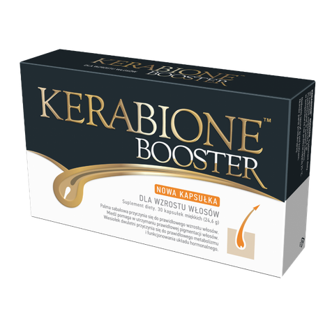 Kerabione Booster kapsułki dla wzrostu włosów