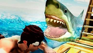 Game: Raft Shark Hunting