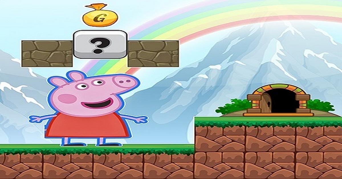 Игра со свином. Приключения поросенка игра. Бродилка Свинка Пеппа. Игра Свинка Пеппа Марио. Приключение свинины игра