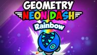 Gra: Geometry Neon Dash Rainbow 