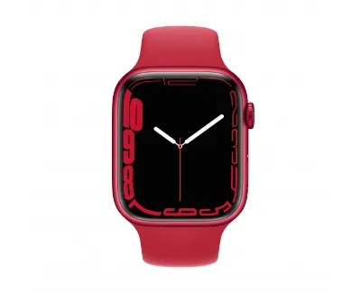 Apple Watch S7 Alu 45mm Sport Bracelet Red MKN93FD/A