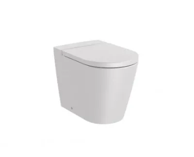 Roca Inspira Toaleta WC stojąca 56x37 cm bez kołnierza perłowa A347526630