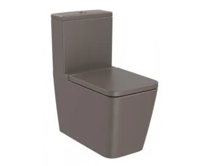 Roca Inspira Toaleta WC stojąca 64,5x37,5 cm kompaktowa bez kołnierza cafe A342536660