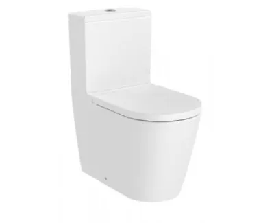 Roca Inspira Toaleta WC kompaktowa 64,5x37,5 cm Rimless bez kołnierza biały mat A342526620