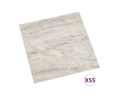 Samoprzylepne panele podłogowe, 55 szt., PVC, 5,11 m², beżowe 324676 VIDAXL