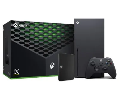 Konsole Xbox - Xbox Series X 1TB Czarny + dysk Seagate Expansion 2TB - grafika 1