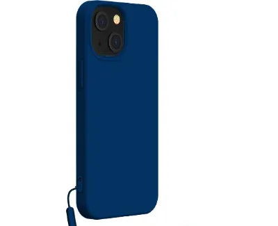 Big Ben Silicone Case z paskiem do iPhone 14 Plus niebieski