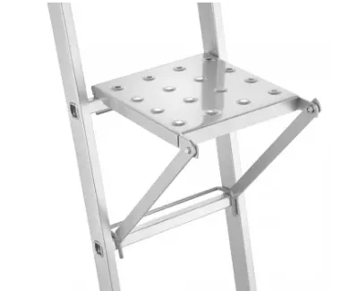 HIGHER Stalowa, ryflowana półka, stopień do drabiny EMJS01