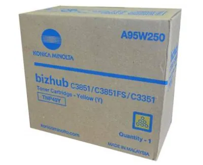 Toner Oryginalny Konica Minolta Bizhub C3351 Bizhub C3851FS TNP49Y