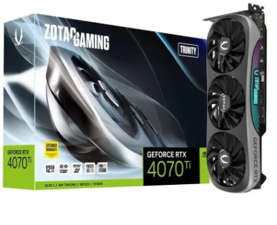 ZOTAC GeForce RTX 4070 Ti TRINITY 12GB GDDR6X 192bit 3DP/HDMI