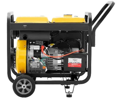 MSW Agregat prądotwórczy Diesel - 7500 W - 12,5 l - 230/400 V - mobilny - 3-fazowy MSW-AVR 7500F EURO5