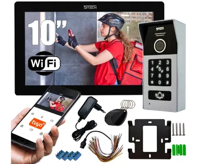 Wideodomofon 2 żyły 5TECH VIRGO(B)10&/82225 WIFI