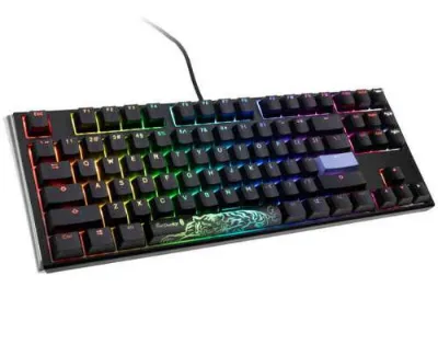 Ducky One 3 Classic Black/White Klawiatura Gamingowa RGB LED - MX-Red (US)