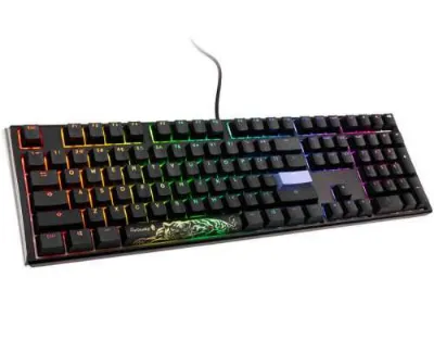 Ducky One 3 Classic Black/White Klawiatura Gamingowa RGB LED - MX-Brown (US)