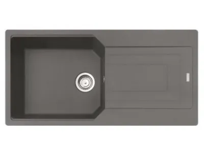 Franke Urban UBG 611-100 XL GSC Zlewozmywak granitowy jednokomorowy 100x50 cm kamienny szary 114.0687.293