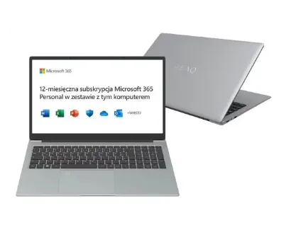 PEAQ Classic C151V-1G428P FHD Celeron N4020/4GB/128GB SSD/INT/Win11HS + Microsoft 365 12 mies.