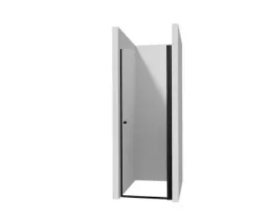 Deante Kerria Plus Drzwi prysznicowe wahadłowe 200x90 cm nero KTSWN41P