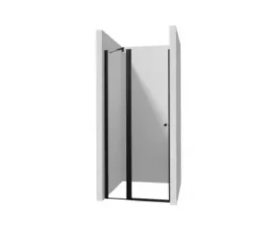 Deante Kerria Plus Drzwi prysznicowe uchylne 200x100 cm nero KTSUN43P