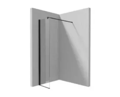 Deante Kerria Plus Ścianka prysznicowa walk-in 200x30 cm nero KTSN83P