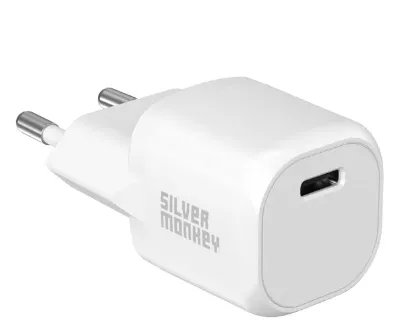 Silver Monkey Mini Ładowarka sieciowa PD 20W (USB-C) W