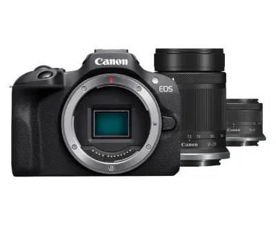 Canon EOS R100 + RF-S 18-45mm IS STM + RF-S 55-210mm IS STM