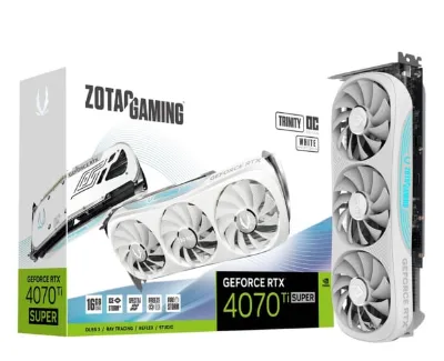 Zotac GeForce RTX 4070 Ti SUPER Trinity OC White Edition 16GB GDDR