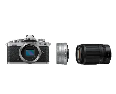 Nikon Z fc srebrny + 16-50mm f/3.5-6.3 + 50-250mm f/4.5-6.3