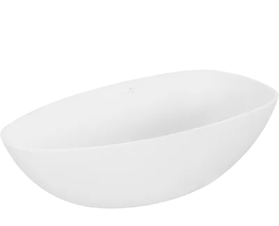 Mexen Imola wanna wolnostojąca z konglomeratu 150 x 77 cm, biała mat - 57281507600