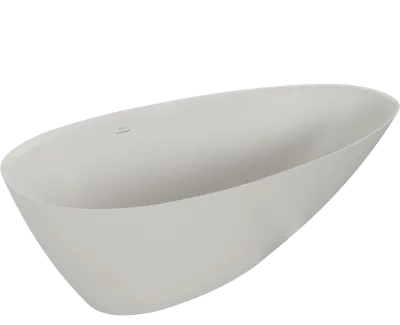 Mexen Milano wanna wolnostojąca z konglomeratu 150 x 82 cm, beton mat - 57301508561