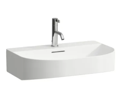 Laufen Sonar Umywalka wisząca lub nablatowa 60x42 cm biała z powłoką LCC H8163424001041