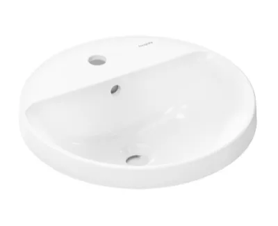 Hansgrohe Xuniva S Umywalka wpuszczana w blat 45 cm biały połysk 60159450