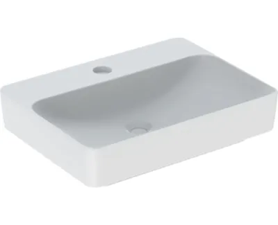 Geberit Variform Umywalka nablatowa 60x45 cm bez przelewu z otworem na baterię biała 500.781.01.2