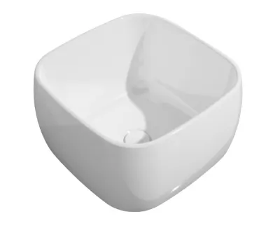 Flaminia Flag Umywalka nablatowa 40x40 cm biała FG40H28