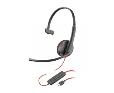 HP POLY Blackwire 3210 Monaural USB-C Headset (Bulk) Przewodowa 80S09A6