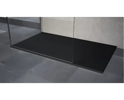 Novellini Novosolid Brodzik prostokątny 150x70 cm czarny mat NOS150704-28