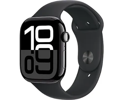 Apple Watch 10 GPS + Cellular 46mm z aluminium onyksu pasek sportowy S/M Czarny