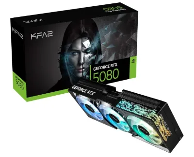 KFA2 GeForce RTX 5080 1-Click OC 16GB GDDR7 DLSS4 (58NZN6MDBBOK)
