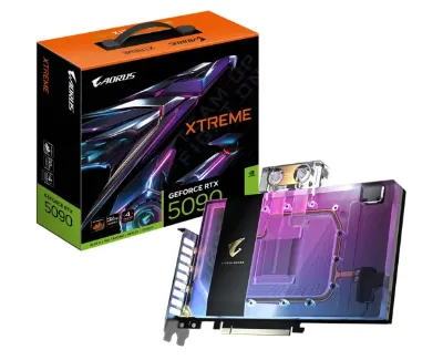 Gigabyte GeForce RTX 5090 AORUS Xtreme Waterforce WB 32GB GDDR7 DLSS4 GV-N5090AORUSX WB-32GD